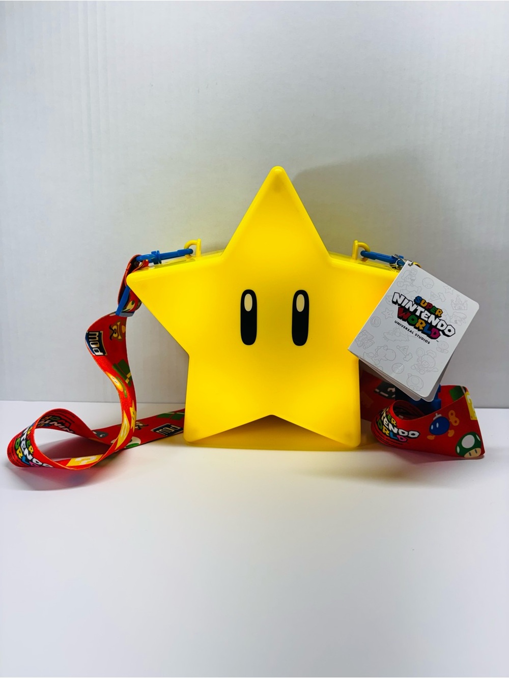 Universal Studios Super Nintendo World Mario Star Popcorn Bucket Toy NWT